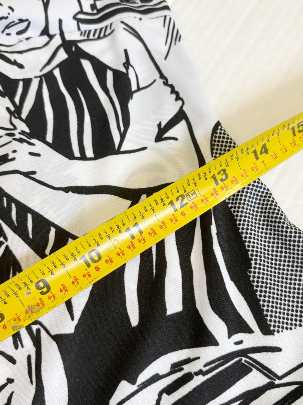 Just In Time Rare 90s Y2K Roy Lichtenstein Comic Style Skater Dress Size Medium - Picture 14 of 16